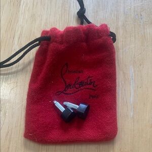Christian Louboutin Mini Dust Bag with Extra Original Heel Tips